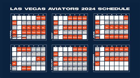 las vegas aviators schedule